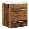 vidaXL Badkamertenk te kast met lade met opslag Bruin 42 x 39 x 52 cm
