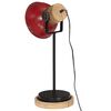 vidaXL Bureaulamp 25 W E27 17x17x50 cm verweerd rood