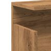 vidaXL Wandkast 60x20x30 cm bewerkt hout artinsanaal eikenkleurig