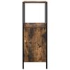vidaXL Badkamerkast met planken 36x35x95 cm gerookt eiken