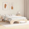 vidaXL Bedframe Naturel 140 x 200 cm Massief grenenhout