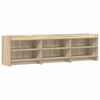 vidaXL TV-kast 168 x 33 x 47 cm Sonoma Eiken Bewerkt hout