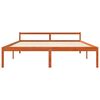 vidaXL Bedframe Wasbruin 180 x 200 cm Massief grenenhout