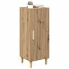 vidaXL Dressoir Artisan Eiken 34,5 x 34 x 90 cm Bewerkt hout