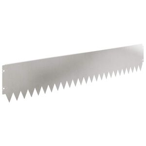 vidaXL Gazonrand 20 pcs 103 x 20 cm Staal Zilverkleurig