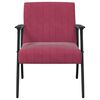vidaXL Fauteuil Wijnrood 59 x 75 x 78 cm Fluweel