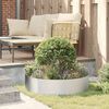 vidaXL Tuin Bloempot 5 pcs Zilver 80 x 80 x 20 cm Gegalvaniseerd staal