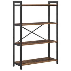 vidaXL Boekenkast 80 x 30 x 120 cm Bewerkt hout Oud hout