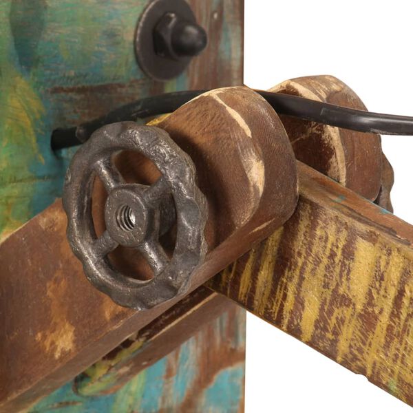 vidaXL Wandlamp industri&euml;le stijl rond E27 meerkleurig