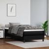 vidaXL Pocketveringmatras medium 120x190x20 cm kunstleer zwart