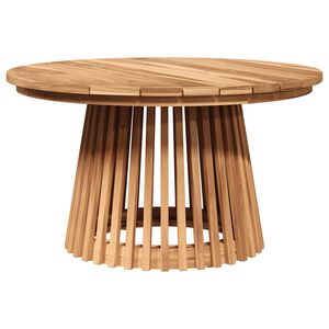 vidaXL Bijzettafel Bruin 70 x 70 x 40 cm Massief Teakhout
