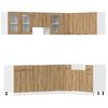 vidaXL 11-delige Keukenkastenset Lyon bewerkt hout artisanaal eiken