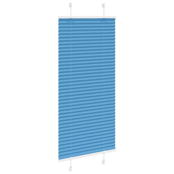 vidaXL Pliss&eacute; rolgordijn 55x150 cm stofbreedte 54,4 cm polyester blauw