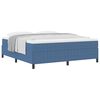 vidaXL Boxspringbed Blauw 180 x 200 cm Katoen Stof