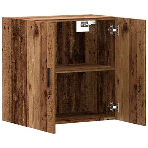 vidaXL Wandkast 60x31x60 cm bewerkt hout oud houtkleurig