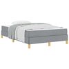 vidaXL Boxspringbed met matras Lichtgrijs 120 x 200 cm Stof