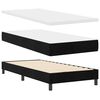 vidaXL Boxspringbed met matras Zwart 90 x 190 cm Fluweel