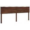 vidaXL Live Edge Hoofdbord ROSTOCK Donkerbruin 200 cm