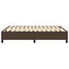 vidaXL Boxspring bed kunstleer bruin 140x200 cm
