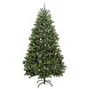 vidaXL Kunstkerstboom met 300 LED Groen 270 cm PVC en Metaal