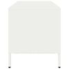 vidaXL Tv-meubel 68x39x43,5 cm koudgewalst staal wit