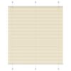vidaXL Pliss&eacute; rolgordijn 115x150cm stofbreedte 114,4cm polyester cr&egrave;me