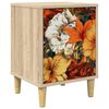 vidaXL Nachtkastje GENNEP Sonoma Eiken 36 x 33 x 50 cm Bewerkt hout