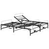vidaXL Elektrisch Verstelbaar Bedframe Zwart 180 x 200 cm Staal