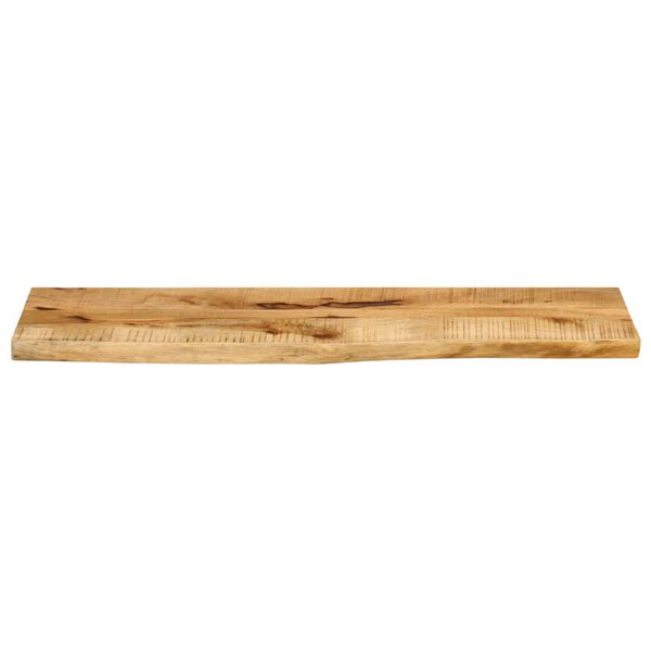 vidaXL Tafelblad met natuurlijke rand 120x20x3,8 cm massief mangohout