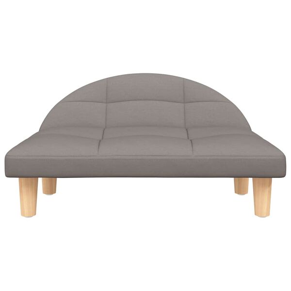 vidaXL Hondenmand 70x52x30 cm stof taupe