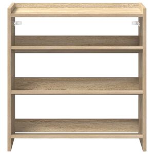 vidaXL Schoenenrek 60x25x62 cm bewerkt hout sonoma eikenkleurig
