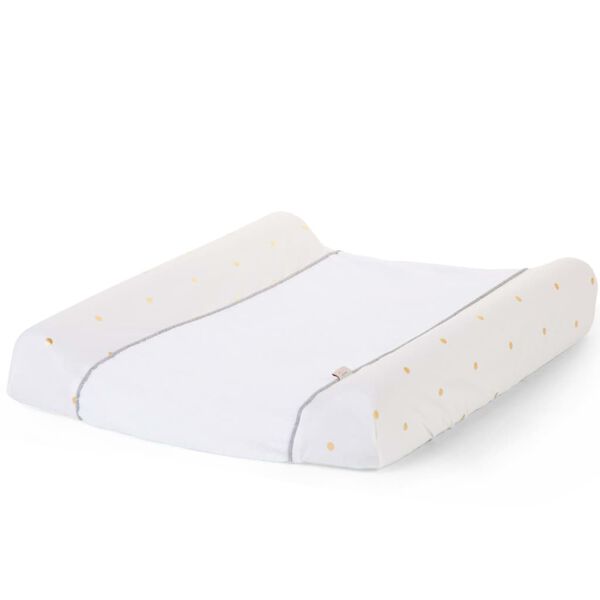 CHILDHOME Kussensloop stippen jersey en badstof goudkleurig