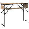 vidaXL Consoletafel Artisan Eiken Bewerkt hout 105x30x75cm