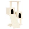 vidaXL Kattenmeubel met sisal krabpalen 82 cm cr&egrave;mekleurig