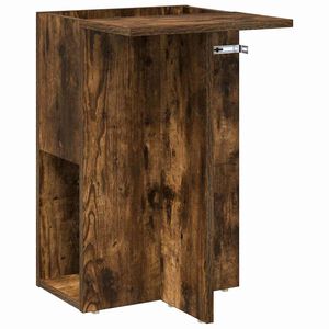 vidaXL Bijzettafel Gerookt eiken 35 x 40 x 55 cm Bewerkt hout