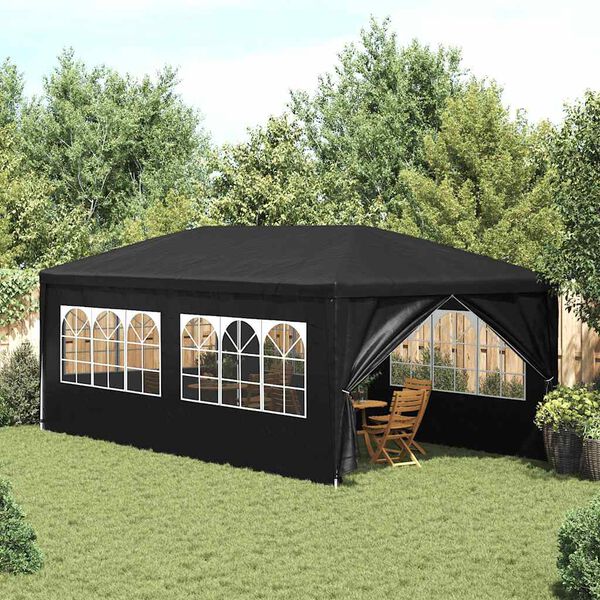 vidaXL Partytent 3x6 m antraciet