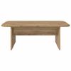 vidaXL Salontafel Artisan Eiken 93 x 53 x 33 cm Bewerkt hout
