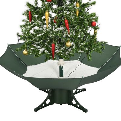 coupon Boek streep vidaXL Kerstboom sneeuwend met paraplubasis 140 cm groen online kopen |  vidaXL.be