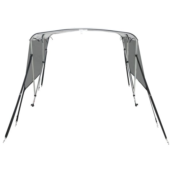 vidaXL Biminitop 3 bogen met mesh zijwanden 183x(170-182)x137 cm