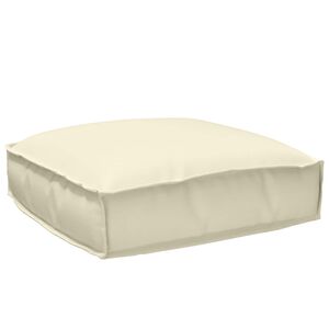 vidaXL Kussen Oxford Stof Cr&egrave;mekleurig 50 x 50 x 12 cm
