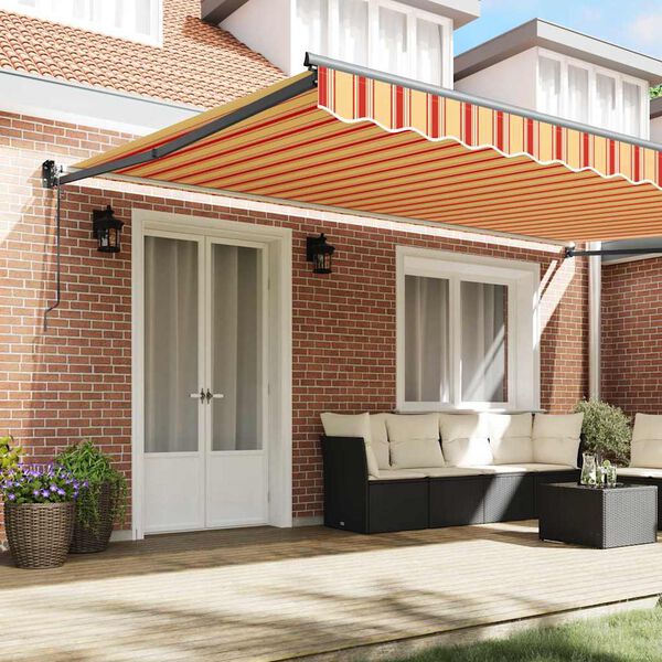 vidaXL Markies Cr&egrave;me 500 x 300 x 165 cm Polyester en Metaal