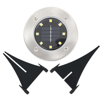 vidaXL Grondlampen 8 st solar LED RGB-kleur