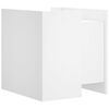 vidaXL Nachtkastje 45x50x50 cm bewerkt hout wit