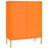 vidaXL Ladekast 80x35x101,5 cm staal oranje