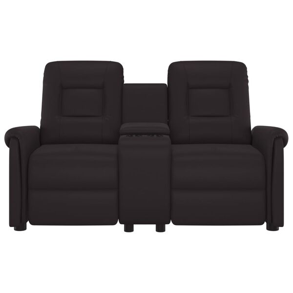 vidaXL Massagestoel 2-zits verstelbaar met bekerhouder zwart