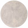 vidaXL Binnen kleed GALATI Beige &Oslash; 120 CM Polyester