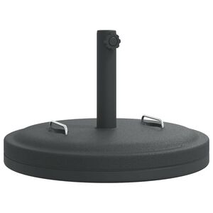 vidaXL Parasolvoet met handgrepen voor stok van &Oslash;38 / 48 mm 25 kg rond