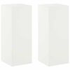 vidaXL Plantenstandaard 2 pcs Wit 40 x 40 x 100 cm Staal