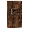vidaXL Hoge kast bewerkt hout gerookt eikenkleurig