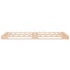 vidaXL Palletbed massief grenenhout 90x190 cm
